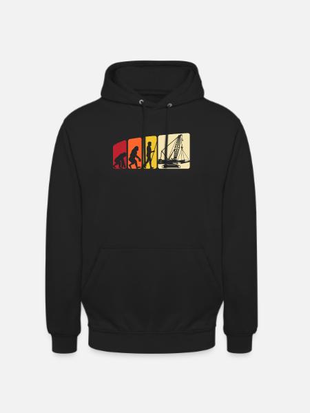 Grutier Evolution Grutier - Sweat-shirt à capuche unisexe - noir