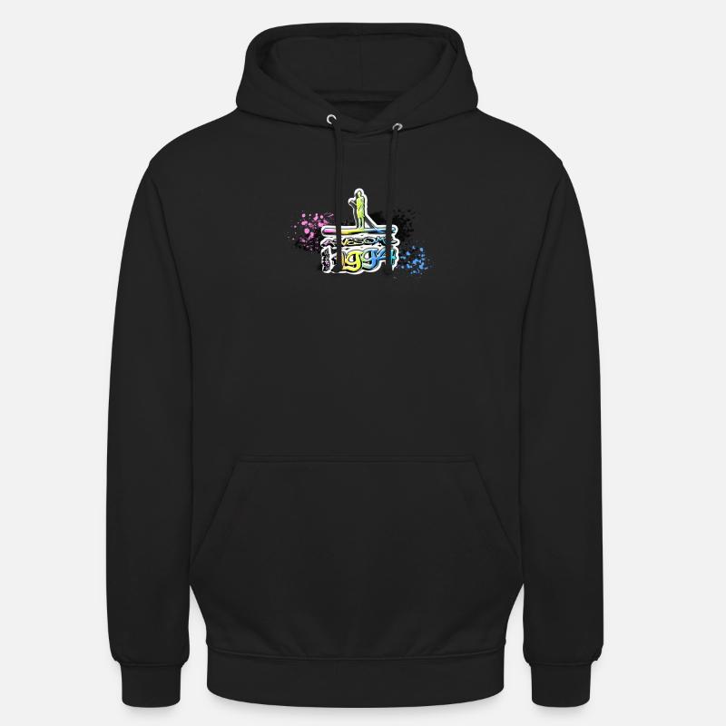 Awesome since 1994, SUP, Paddleboard, Graffiti, - Unisex Hoodie - black