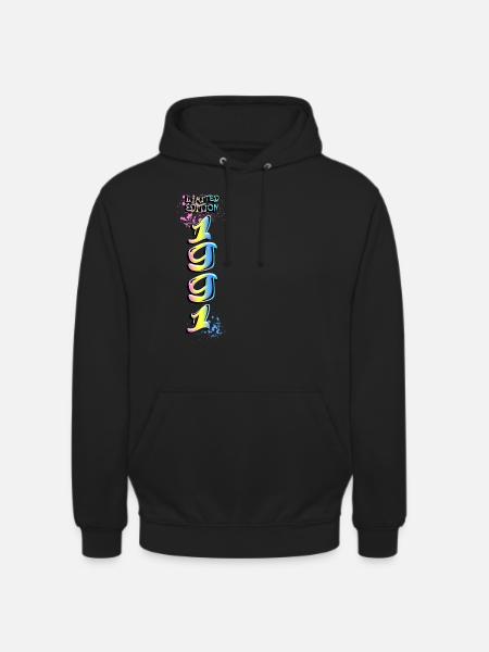 Limited Edition 1991 Graffiti - Unisex Hoodie - black