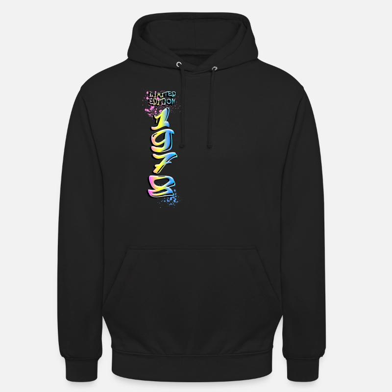 Édition limitée 1978 Graffiti - Sweat-shirt à capuche unisexe - noir
