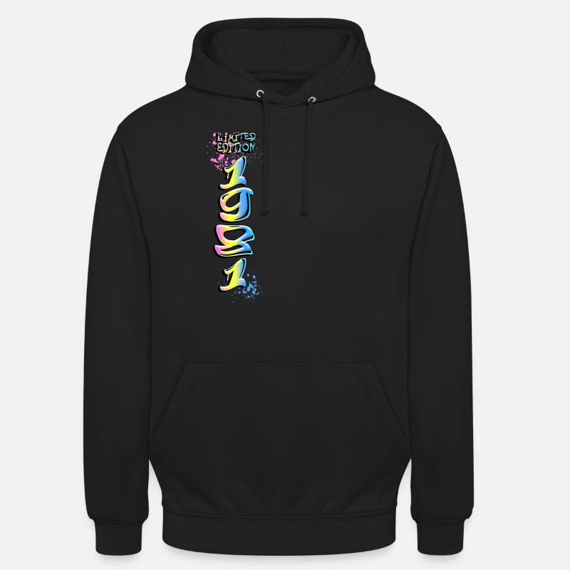Limited Edition 1981 Graffiti - Unisex Hoodie - Schwarz