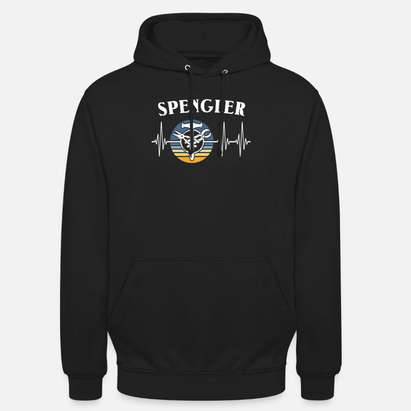 Spengler ECG Bauspengler - Unisex Hoodie - black
