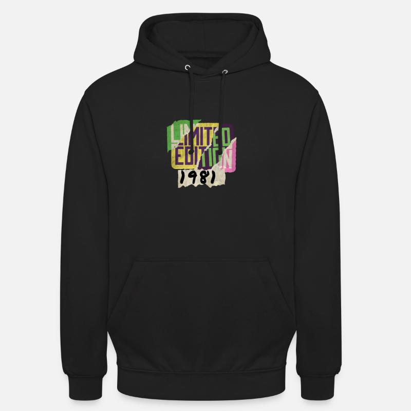 Édition limitée 1981 Graffiti - Sweat-shirt à capuche unisexe - noir