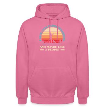 SUP Paddle Board Paddleboarding - Unisex Hoodie - Pink - Vorne - Alina (178cm) & Michal (187cm)