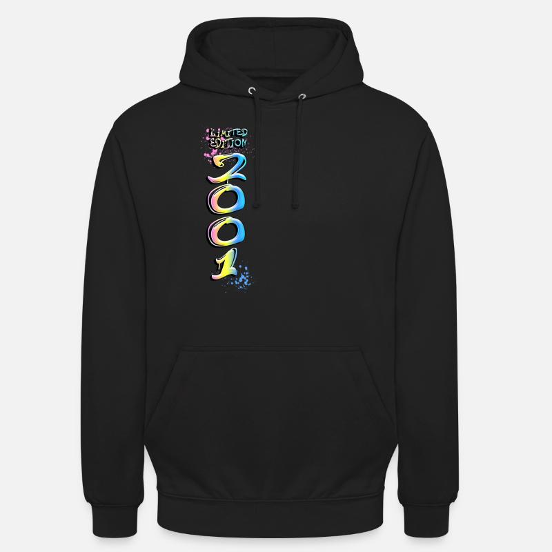 Édition limitée 2001 Graffiti - Sweat-shirt à capuche unisexe - noir
