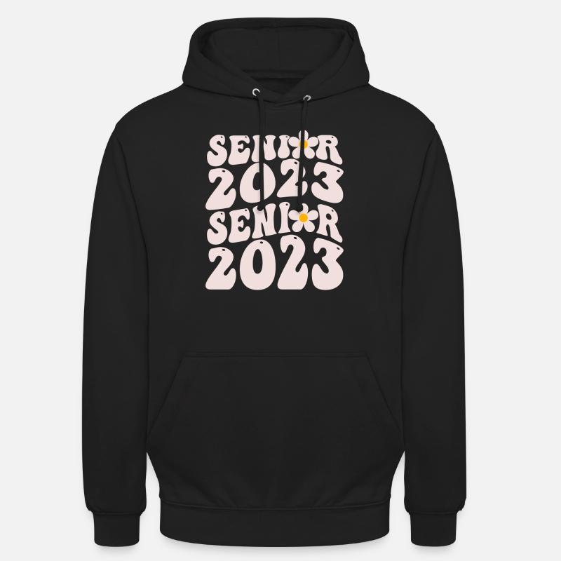 Senior 2023 - Sweat-shirt à capuche unisexe - noir