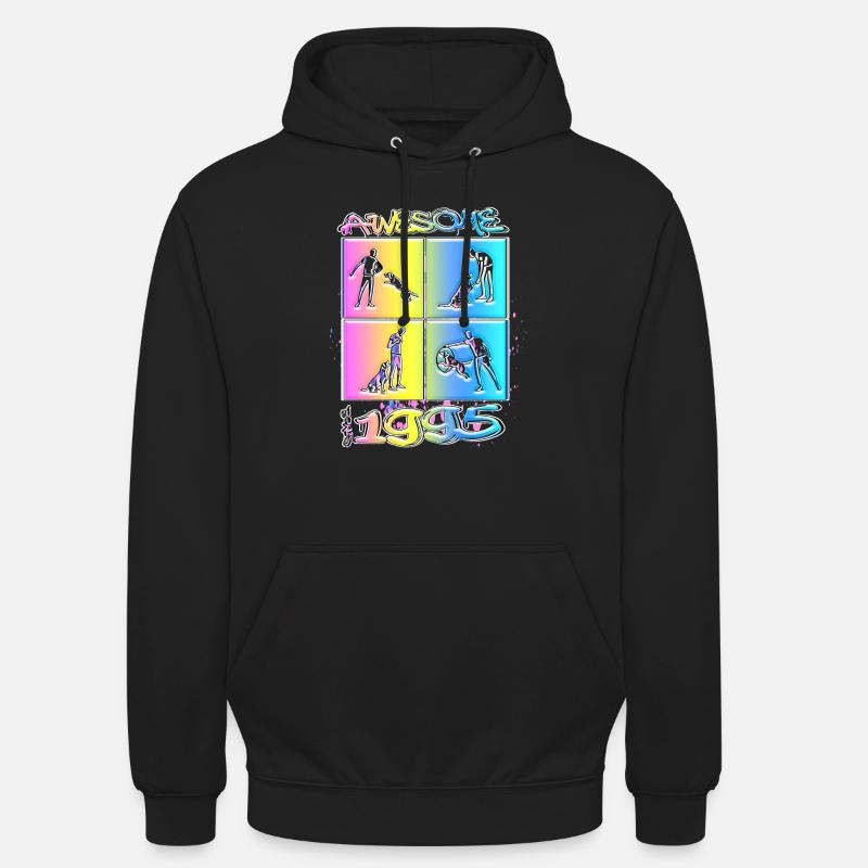 Awesome since 1995. Agility, Hundetraining - Unisex Hoodie - Schwarz