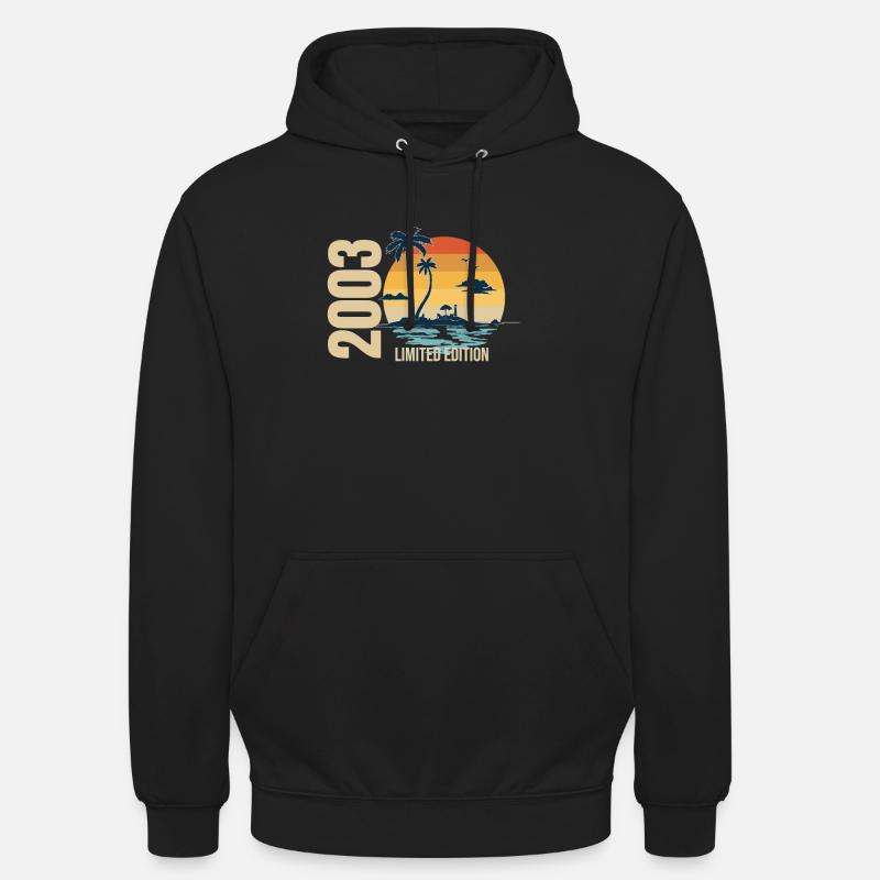 Anniversaire édition limitée 2003 - Sweat-shirt à capuche unisexe - noir