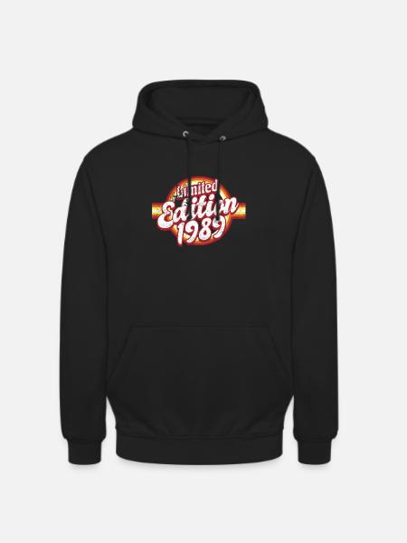 Edition Limitée Millésime 1989 - Sweat-shirt à capuche unisexe - noir