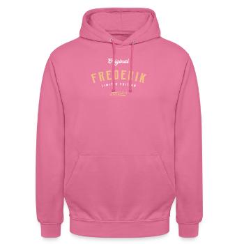 Frederik Limited Edition - Unisex Hoodie - Pink - Vorne - Alina (178cm) & Michal (187cm)