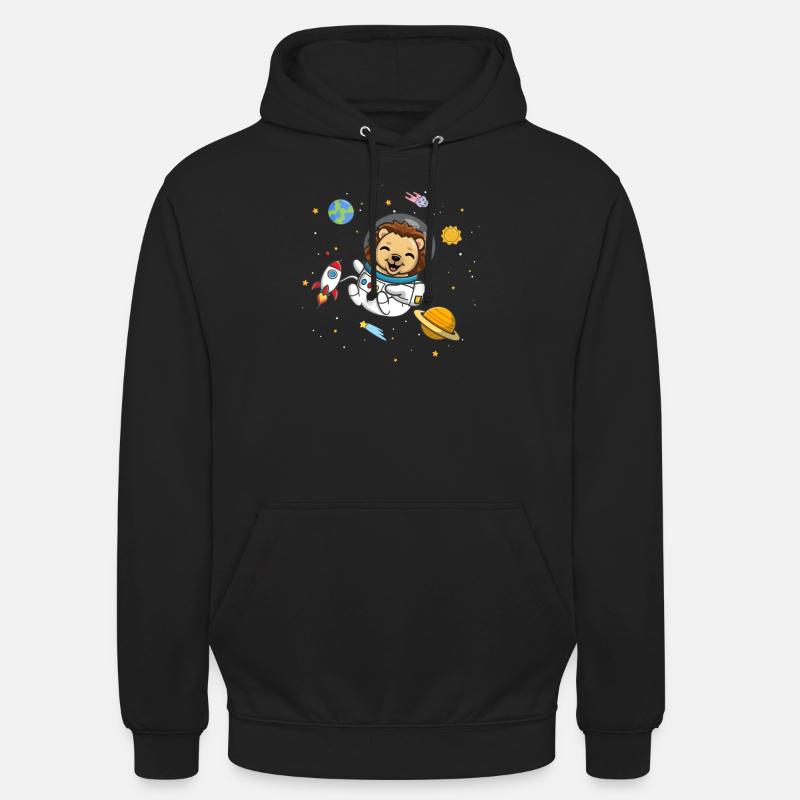 Hérisson - Sweat-shirt à capuche unisexe - noir