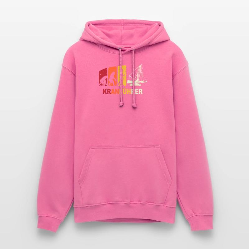 Kranfahrer Evolution Kranführer Kran Unisex Hoodie