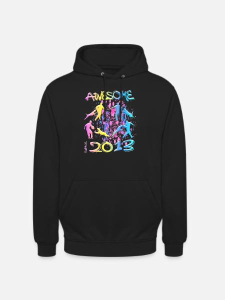 Awesome since 2013. Agility, Hundetraining - Unisex Hoodie - black
