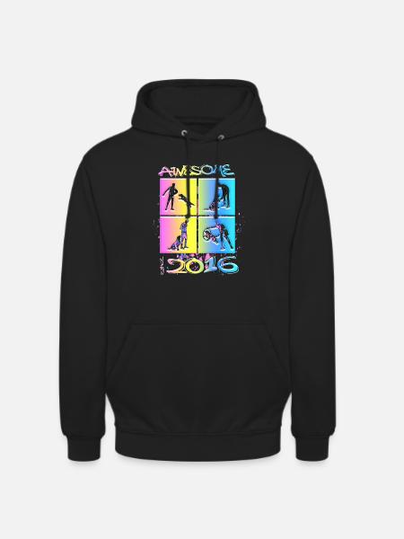 Awesome since 2016. Agility, Hundetraining - Unisex Hoodie - black