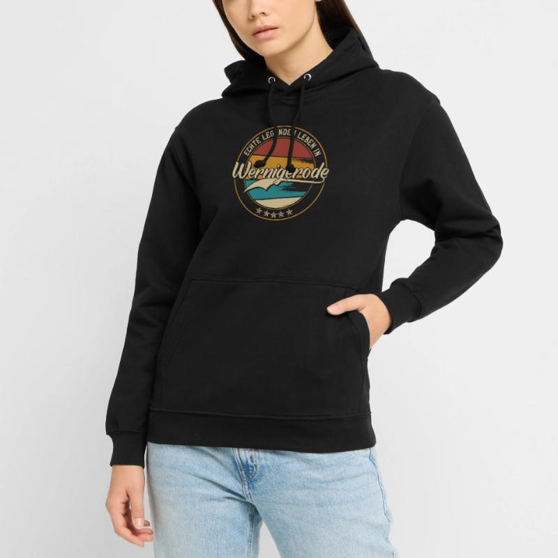 Wernigerode Echte Legenden leben in Wernigeroder Unisex Hoodie