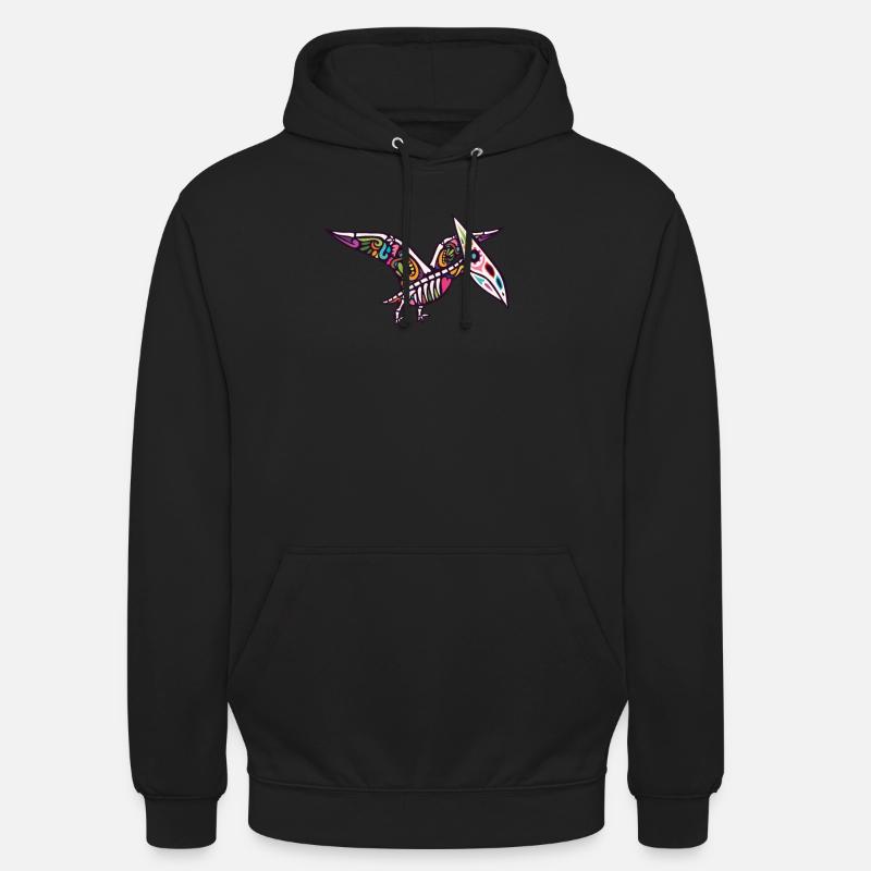 Pterodactyl - Hættetrøje unisex - sort