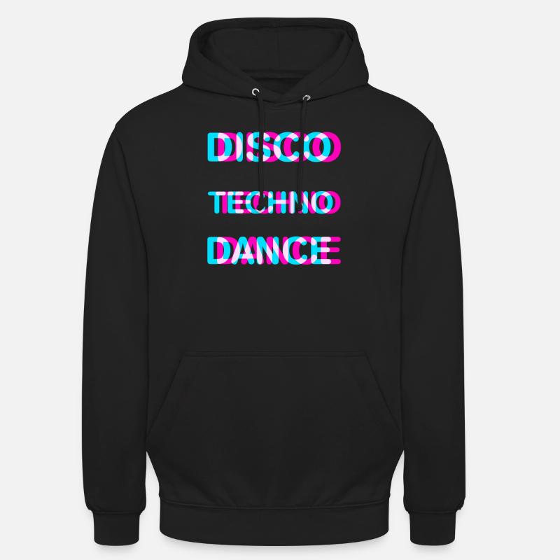 Dance disco techno - Unisex Hoodie - black
