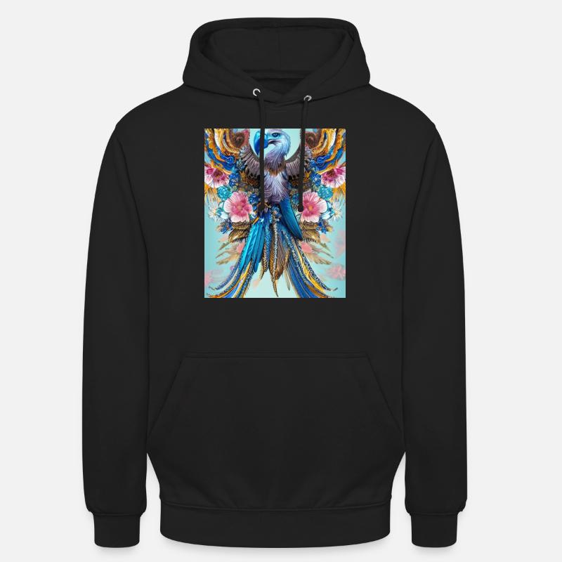 Blue Eagle - Unisex Hoodie - black