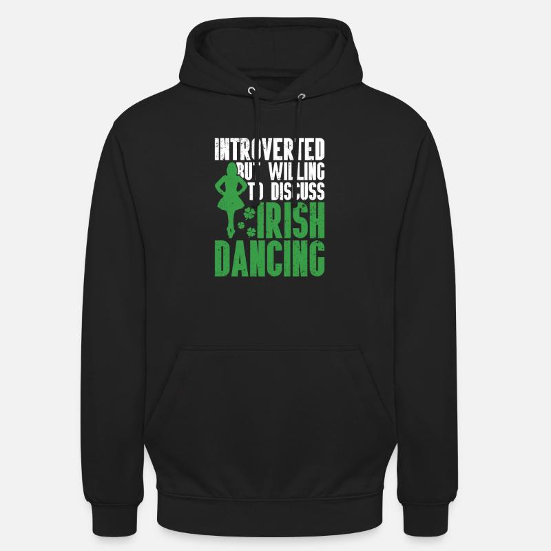 Danse irlandaise Danse Saint-Patrick - Sweat-shirt à capuche unisexe - noir