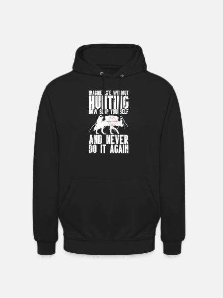 Kojotenjagd - Unisex Hoodie - Schwarz