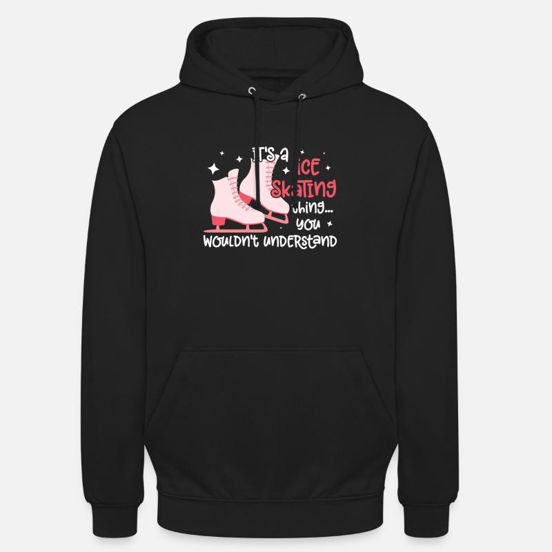 Ice skating - Unisex Hoodie - black