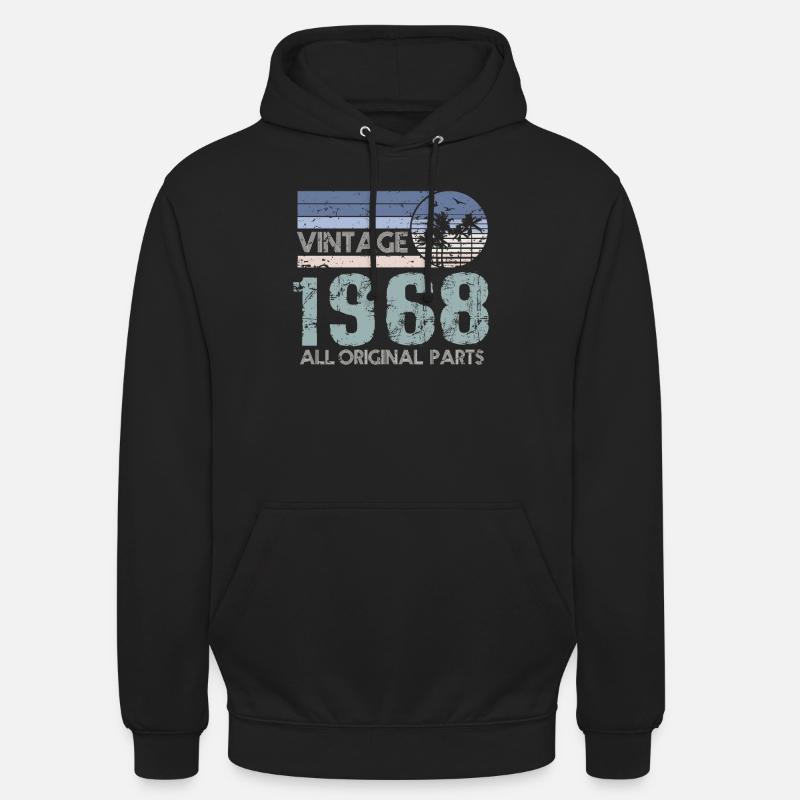 Edition Limitée 1968 Millésime - Sweat-shirt à capuche unisexe - noir