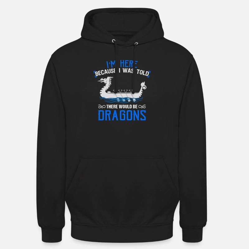 Wikinger nordisch Drachenboot - Unisex Hoodie - Schwarz