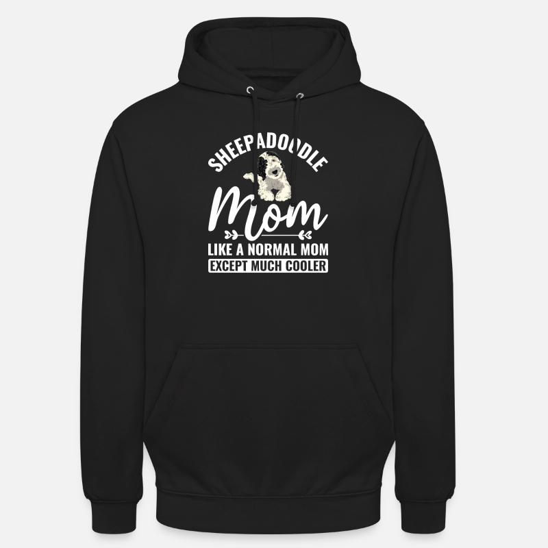 Sheepadoodle Doodle Dog - Sweat-shirt à capuche unisexe - noir