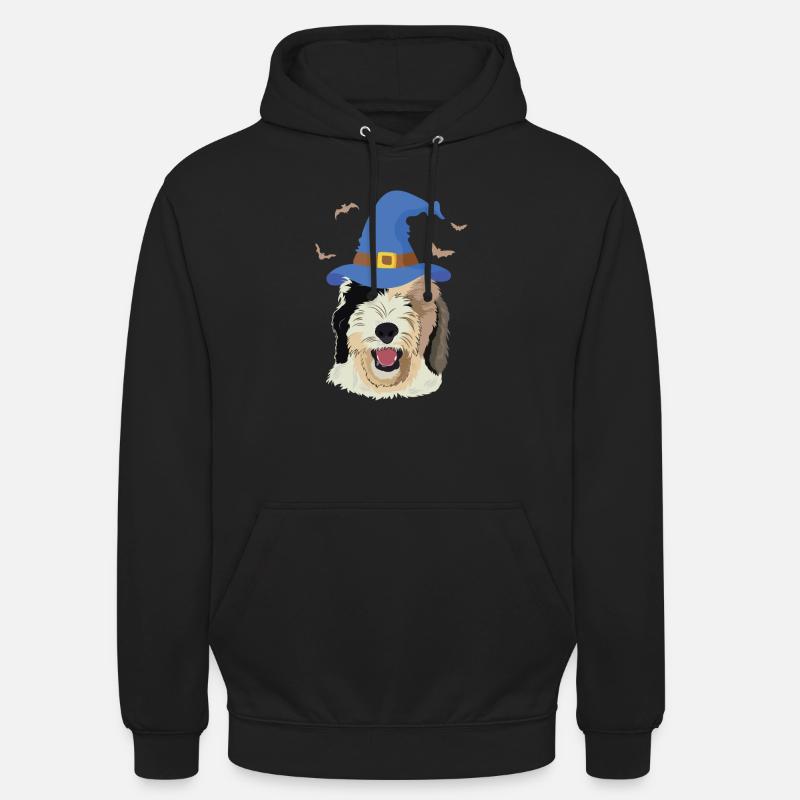 Sheepadoodle Doodle Dog - Sweat-shirt à capuche unisexe - noir
