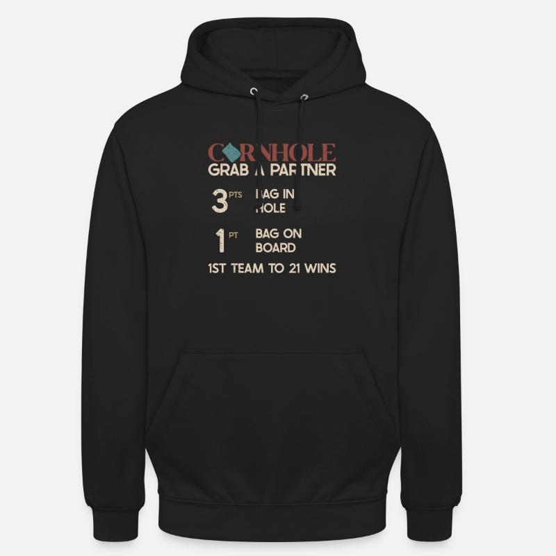 Cornhole - Sweat-shirt à capuche unisexe - noir