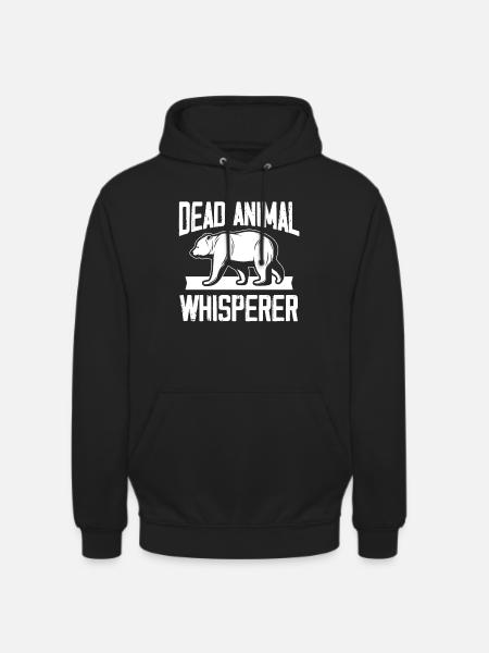 död djur viskare Design för en taxidermist - Luvtröja unisex - svart