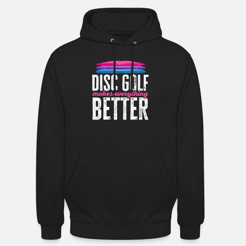 Discgolf Disc Golf Frisbee - Unisex Hoodie - Schwarz