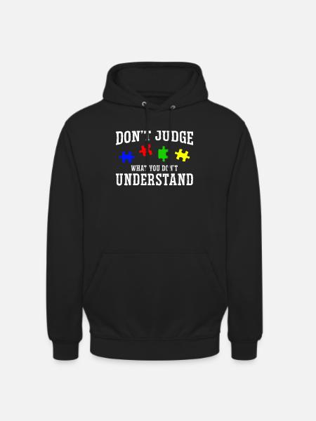 Autism Awareness – Don't Condemn What - Unisex Hoodie - black