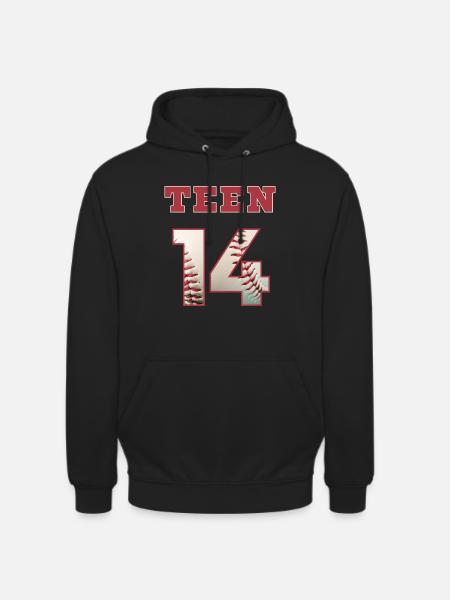 Baseball ADOLESCENT 14 - Sweat-shirt à capuche unisexe - noir