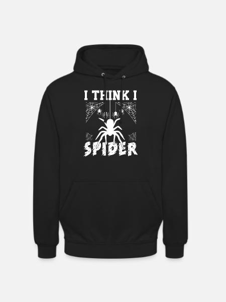 I think I spider - Unisex Hoodie - Schwarz