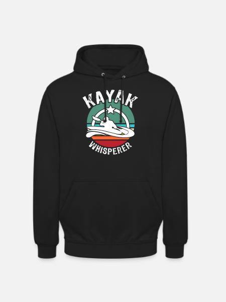 Kayak Flüsterer Kayaking - Unisex Hoodie - Schwarz