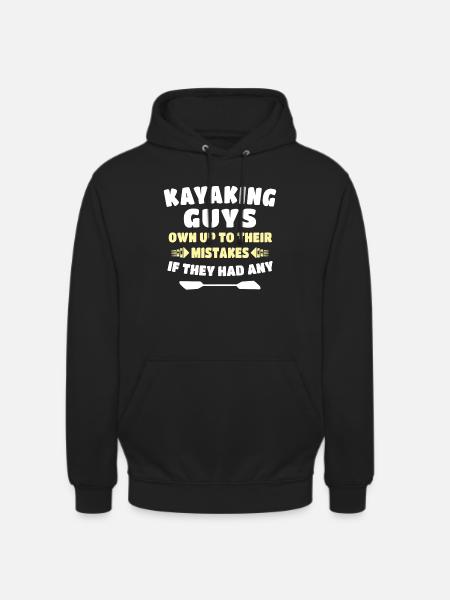 Kayaker Kayaking Kayak - Unisex Hoodie - black