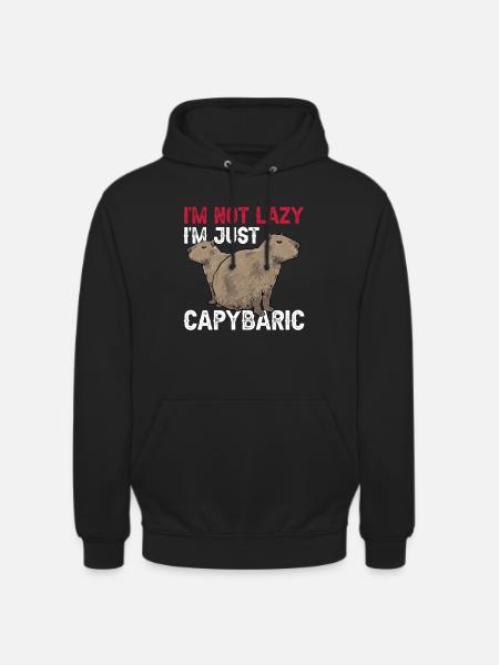 Capybara rodent - Unisex Hoodie - black