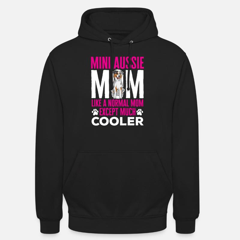 Berger australien miniature - Sweat-shirt à capuche unisexe - noir