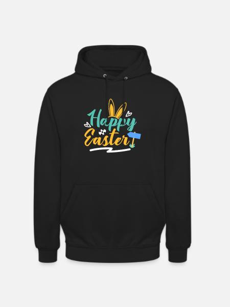 Happy Easter - Unisex Hoodie - Schwarz