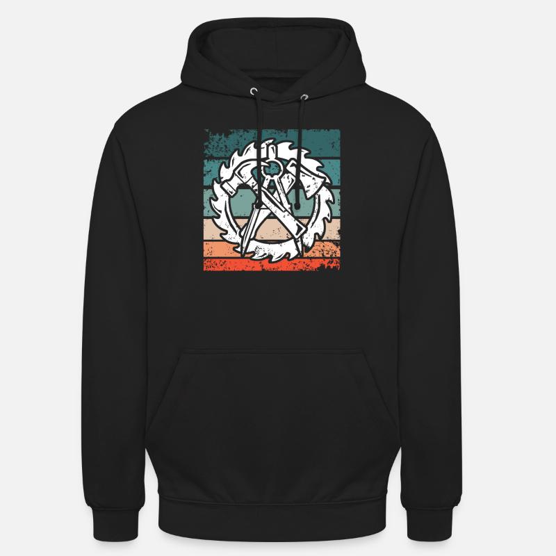 Zimmermann Sprüche Zimmerer - Unisex Hoodie - Schwarz