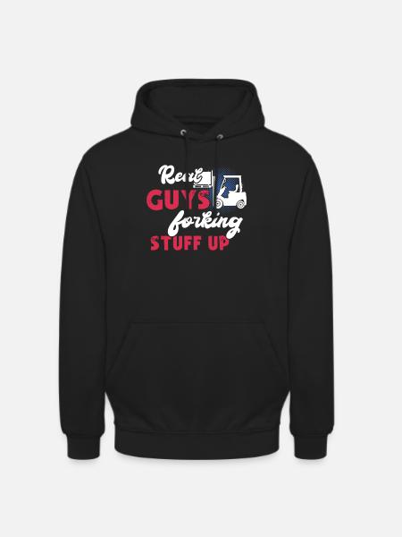 Staplerfahrer Stapler Gabelstapler - Unisex Hoodie - Schwarz