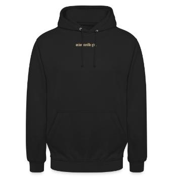 Asiatisches Vanille Girl - Unisex Hoodie - Schwarz - Vorne - Alina (178cm) & Michal (187cm)