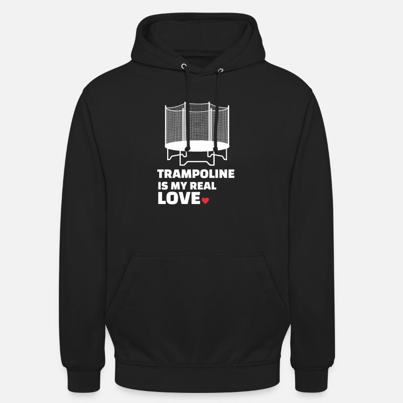 J’adore le trampoline - Sweat-shirt à capuche unisexe - noir