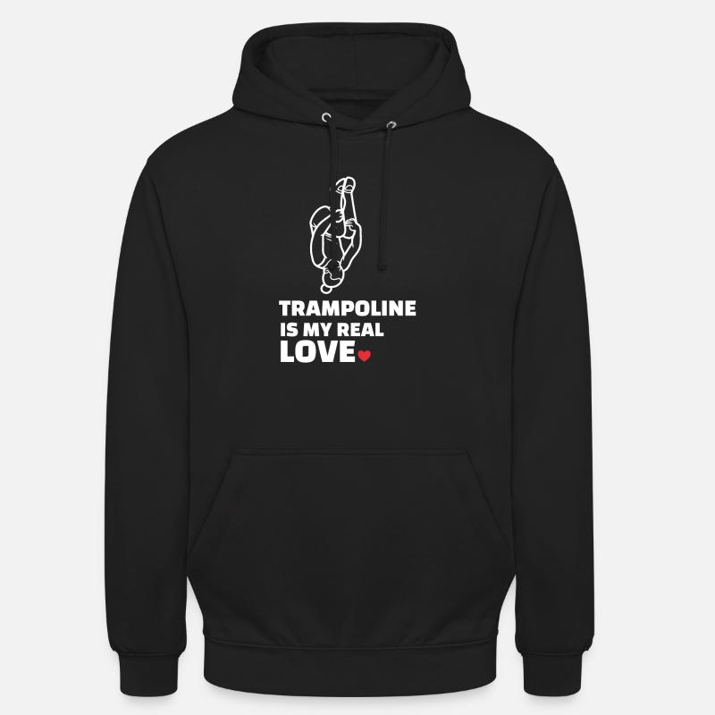 J’adore le trampoline - Sweat-shirt à capuche unisexe - noir