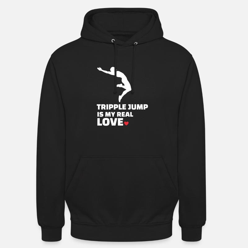 J’adore le triple saut - Sweat-shirt à capuche unisexe - noir