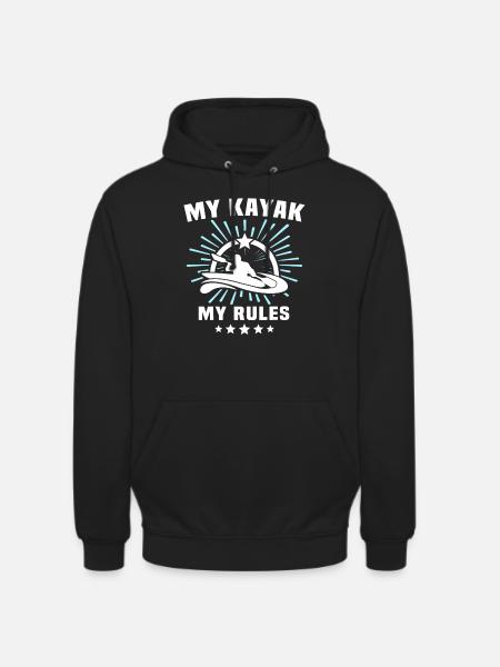Kayaker Kayak Kayaking - Unisex Hoodie - black