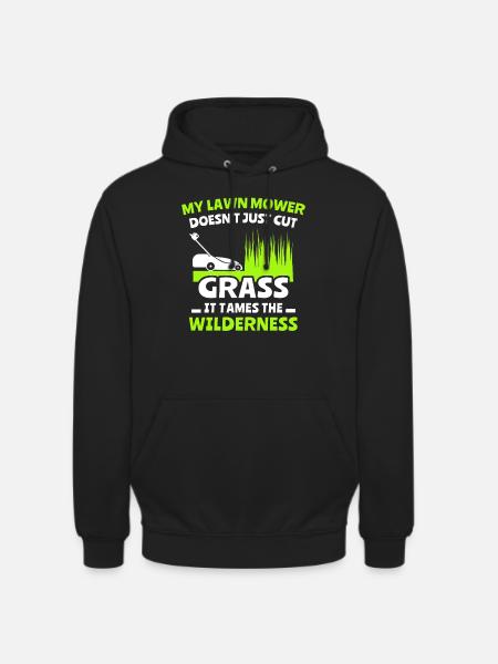 Lawn mowers Lawn mowing - Unisex Hoodie - black