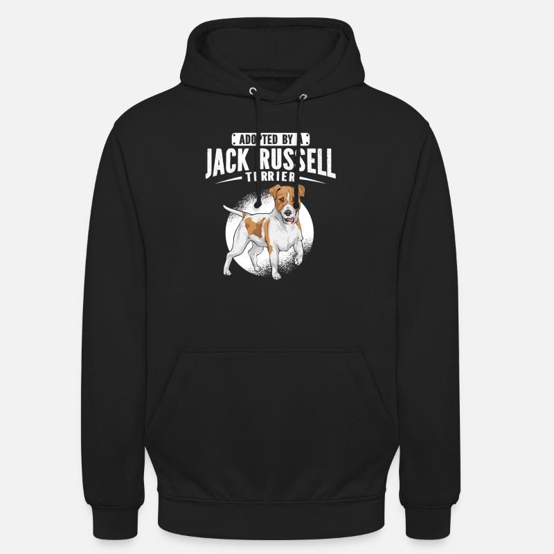 Jack Russell Terrier - Sweat-shirt à capuche unisexe - noir