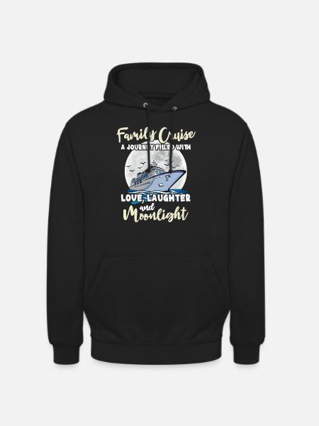 Croisière familiale - Sweat-shirt à capuche unisexe - noir